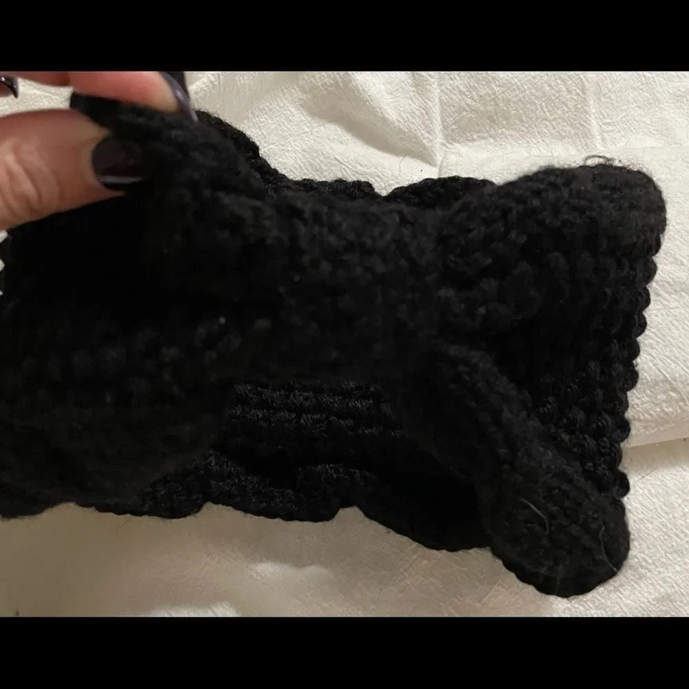 Knitted knot warm Headband